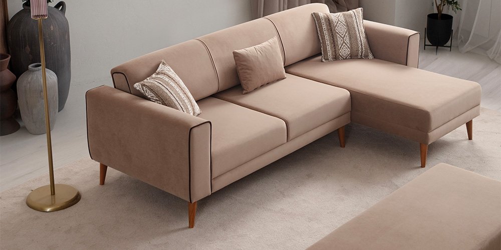 Elita Kahverengi Köşe Koltuk Takımı-2686-5