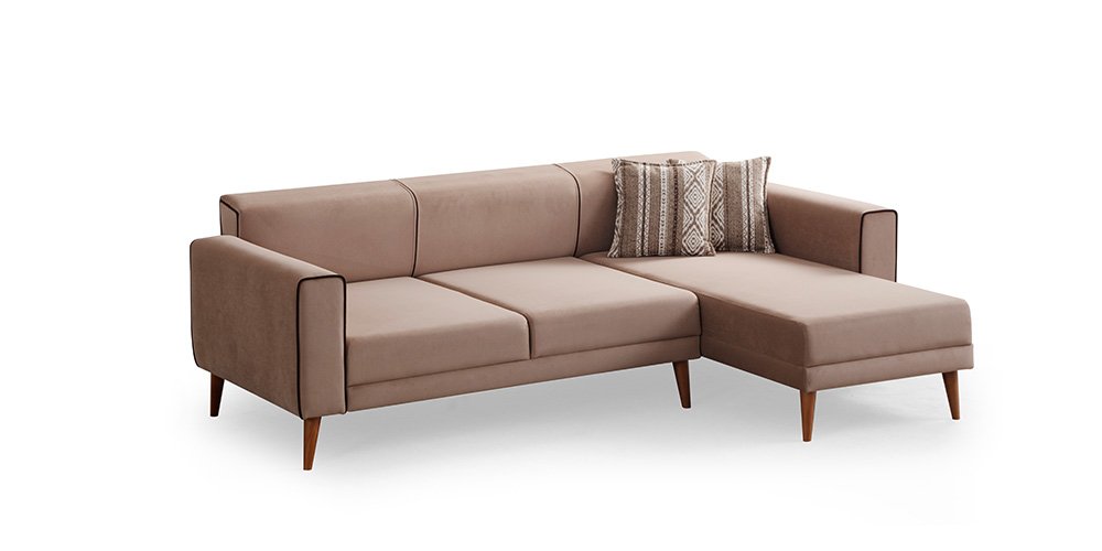 Elita Kahverengi Köşe Koltuk Takımı-2686-3