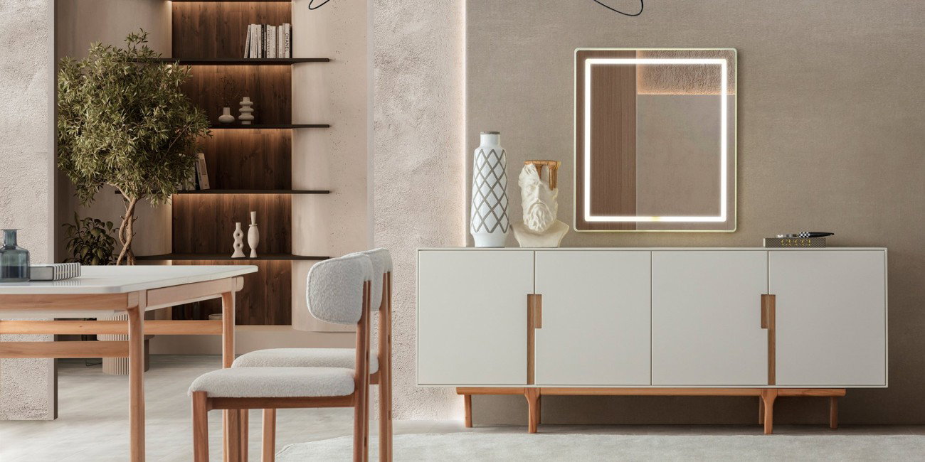 Aura Yemek Odası Takımı Natural-2370-6