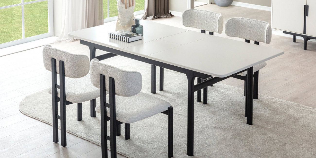Aura Yemek Odası Takımı Siyah-2373-4