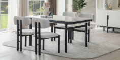 Aura Yemek Odası Takımı Siyah-2373-3
