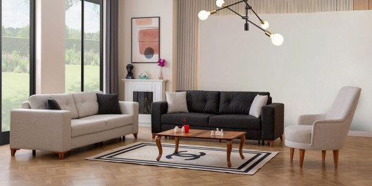 Kumsal Koltuk Takımı Ahşap