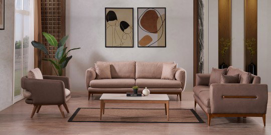 Monza Koltuk Takımı Ekru