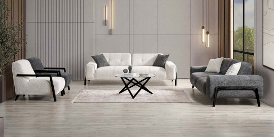 Rolex Koltuk Takımı Siyah - Mobilyam İnegölden