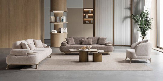 Verona Koltuk Takımı Krem