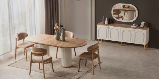 Derin Yemek Odası Takımı 228592 | İnegöl Mobilya