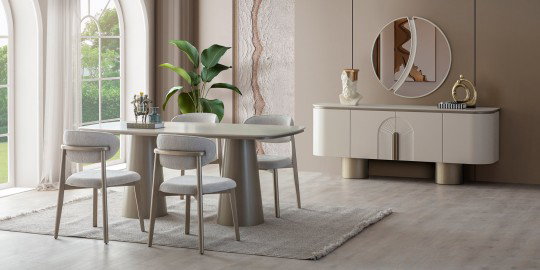 Pablo Yemek Odası Bronz