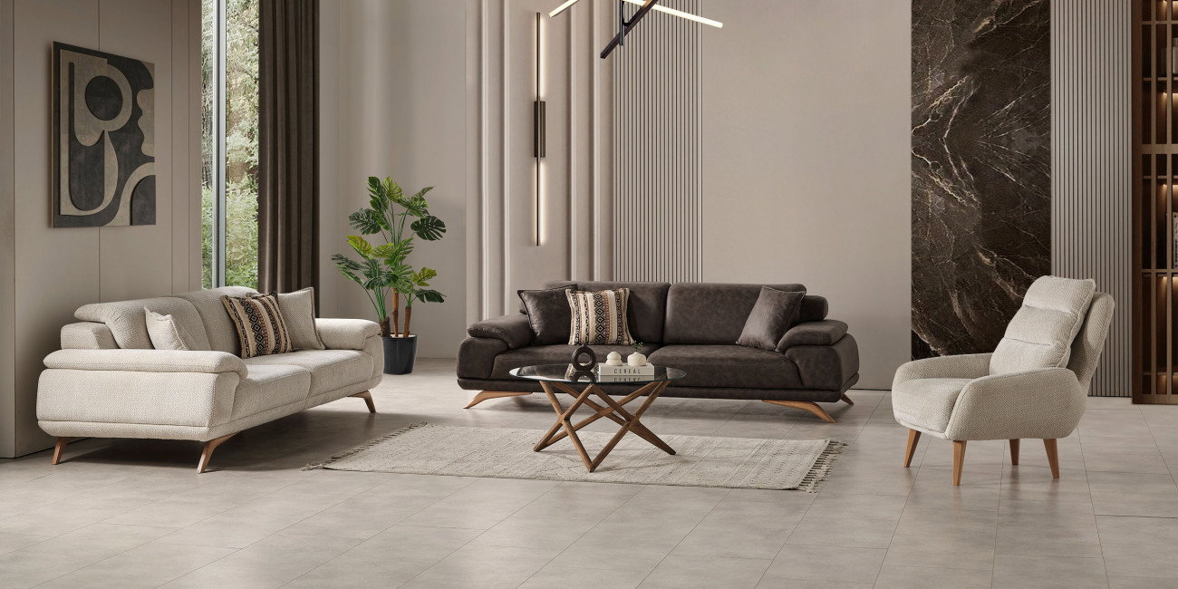 Hermes Koltuk Takımı Nubuk-1060-1