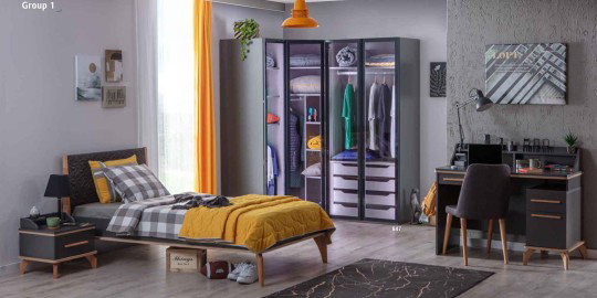 Loft Genç Odası - Mobilyam İnegölden