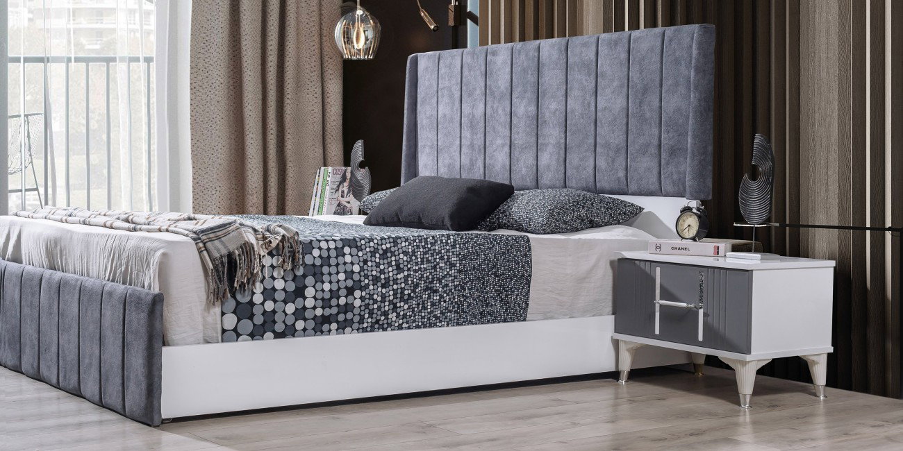 Güneş Yatak Odası Takımı Antrasit-702-4