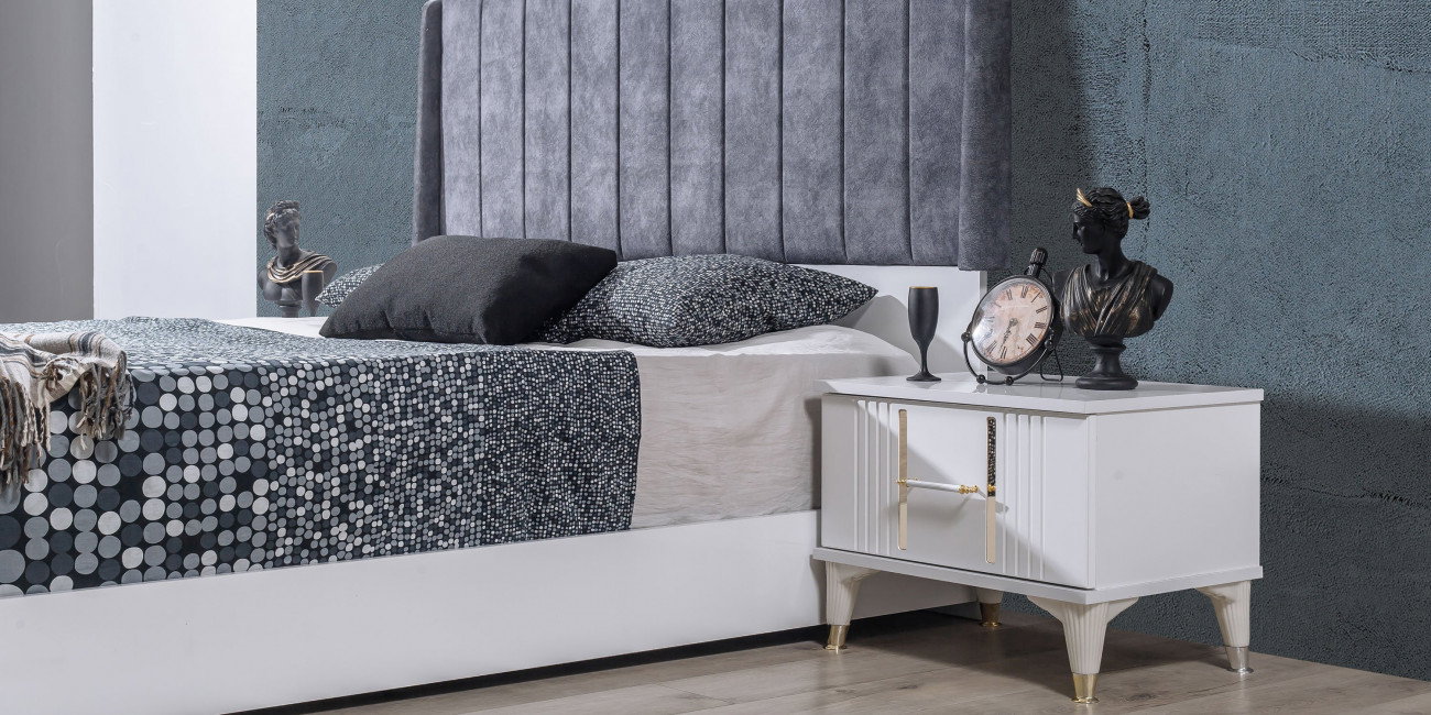 Güneş Yatak Odası Takımı Beyaz-701-5