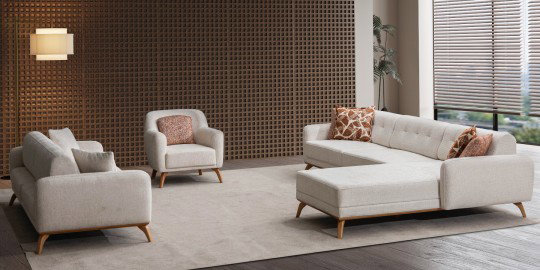 Loft Relax Köşe Koltuk Takımı-3218-1