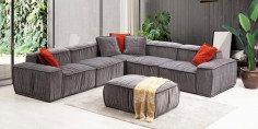 Zen Köşe Koltuk Takımı Antrasit-308-4