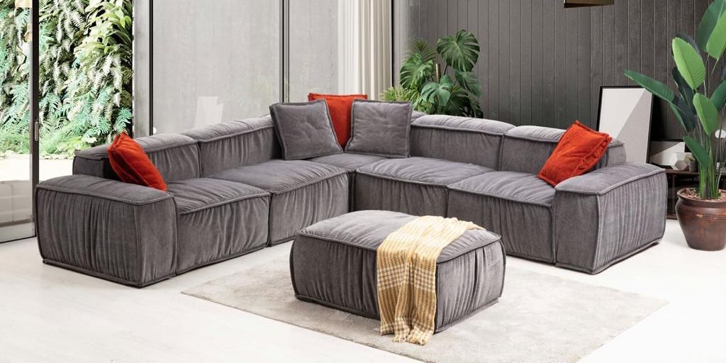 Zen Köşe Koltuk Takımı Antrasit-308-1