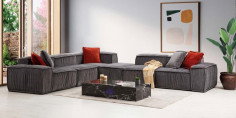 Zen Köşe Koltuk Takımı Antrasit-308-9