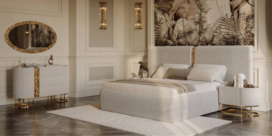 Lyon Krem Yatak Odası