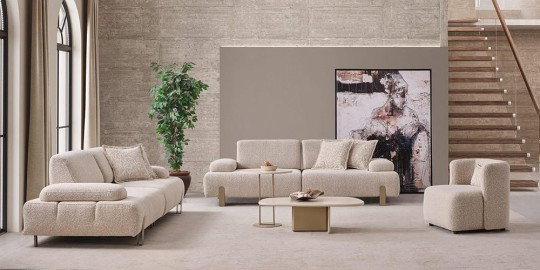 Lyon Koltuk Takımı Ekru