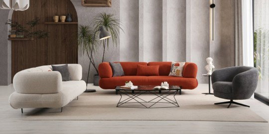 Manetti Koltuk Takımı Siyah Ayaklı|Mobilyam İnegölden