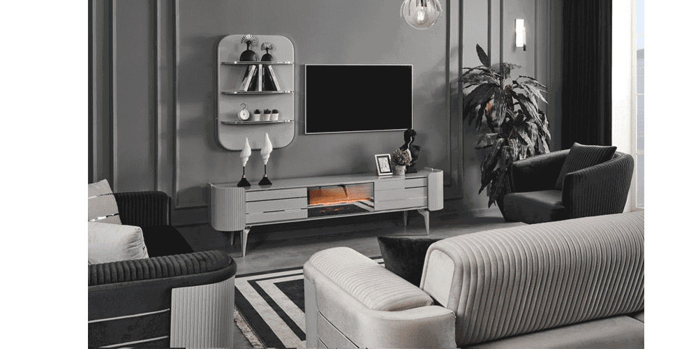 Karya TV Ünitesi Sis Grisi-912-1