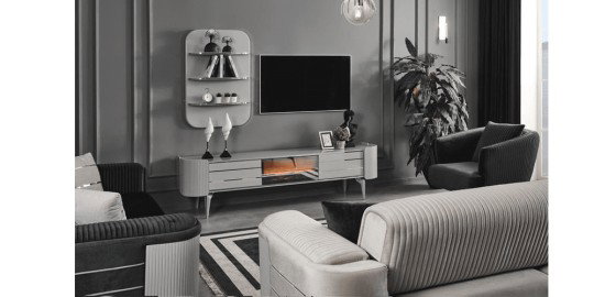 Karya TV Ünitesi Sis Grisi-912-1