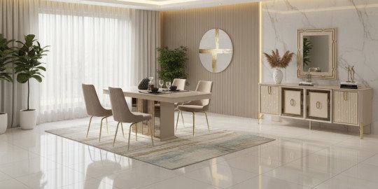 Bahar Yemek Odası Takımı Vizon İnegöl Mobilya