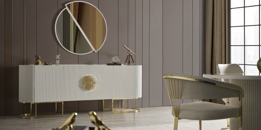 Gucci Yemek Odası Takımı Ekru230655 | İnegöl Mobilya