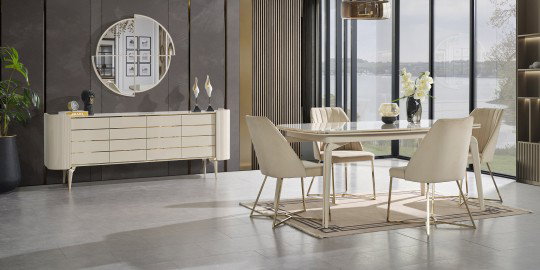 Karya Yemek Odası Vizon - Mobilyam İnegölden