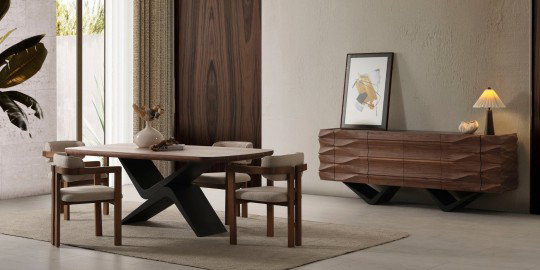 Meva Yemek Odası Takımı Ceviz