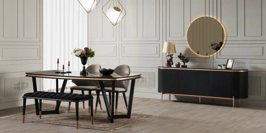 Tesla Yemek Odası Metal