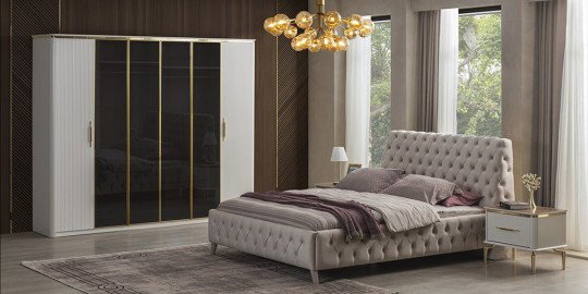 Royal Gold Yatak Odası - Mobilyam İnegölden