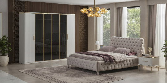 Royal Gold Yatak Odası Takımı İnegöl Mobilya
