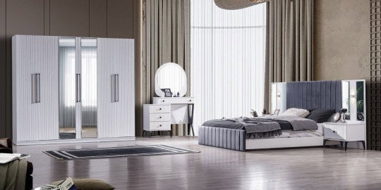 Still Beyaz Yatak Odası Mdf