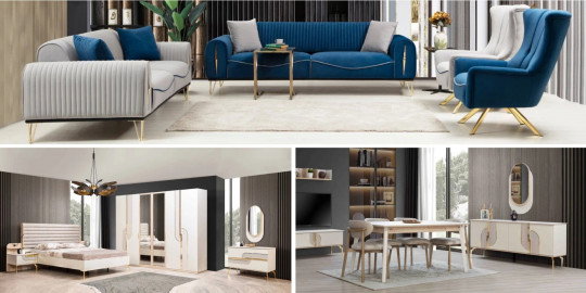 Kelebek Düğün Paketi, modern flüt detaylı salon, yatak ve yemek odası takımlarını bir arada sunuyor. Uygun Fiyatlı inegöl mobilya seçeneği.