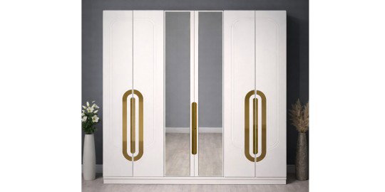 Luna Yatak Odası Takımı Beyaz-3240-1