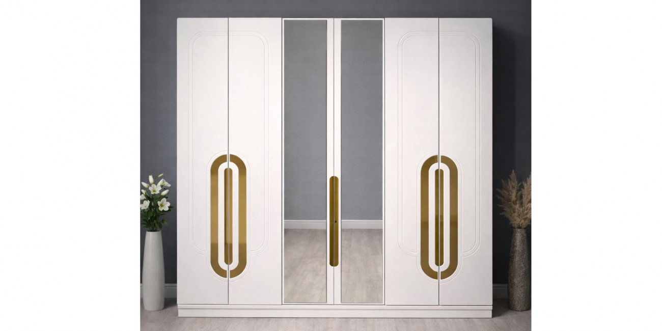 Luna Yatak Odası Takımı Beyaz-3240-1