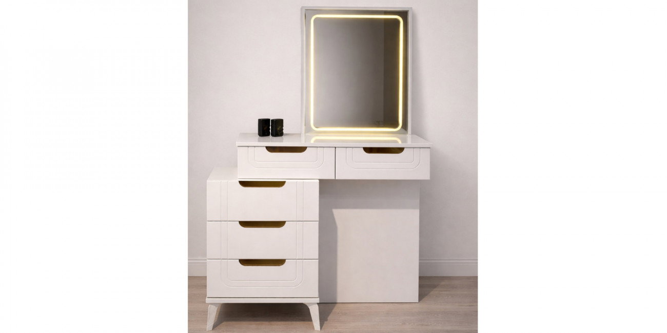 Luna Yatak Odası Takımı Beyaz-3240-2