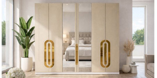 Luna Yatak Odası Takımı Kum Beji-3242-1