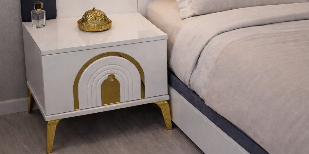 Safir Yatak Odası Takımı Beyaz-3243-3