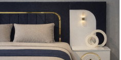 Safir Yatak Odası Takımı Beyaz-3243-5
