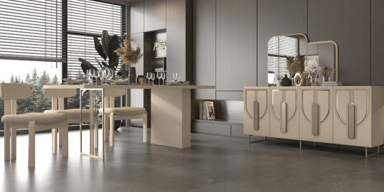 Modern Erciyes Yemek Odası Takımı ile şık ve fonksiyonel bir alan. Bu takım, bej sandalyeleri ve modern inegol mobilya detaylarıyla dikkat çekiyor.
