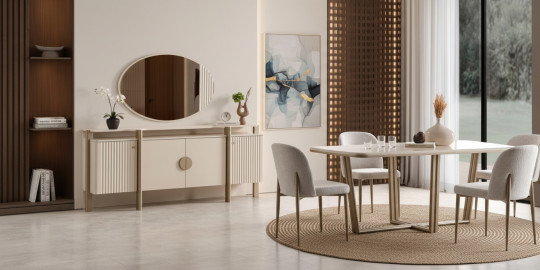 Zirve Yemek Odası Takımı Antik İnegöl Mobilya