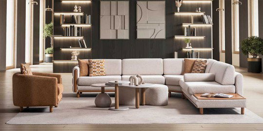 Bohem Köşe Koltuk Takımı-2558-1