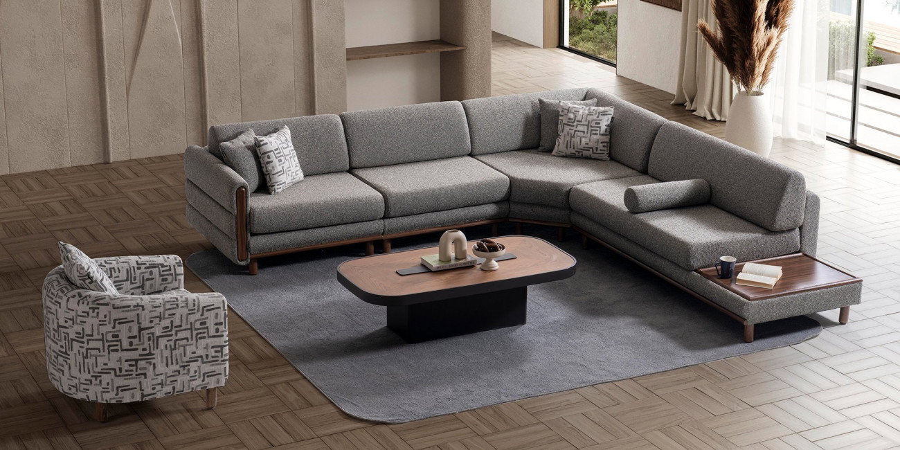 Elegant Köşe Koltuk Takımı-2561-9
