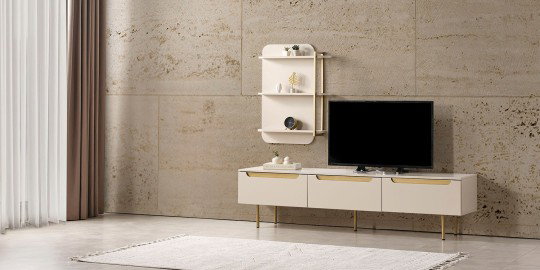 Zara Tv Ünitesi Gold-1238-1