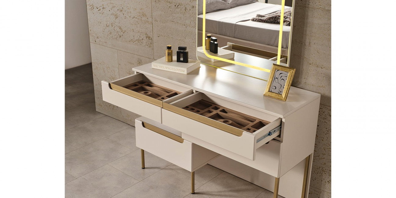 Zara Yatak Odası Takımı Gold-1236-9