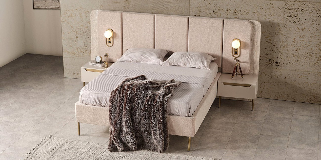 Zara Yatak Odası Takımı Gold-1236-12