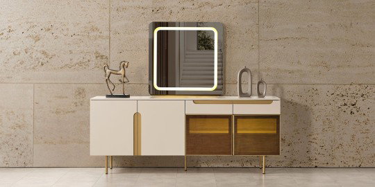 Zara Yemek Odası Takımı Gold-1237-1