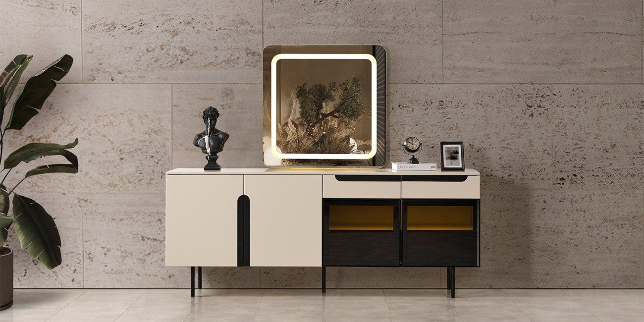 Zara Yemek Odası Takımı Siyah-1242-1