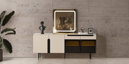 Zara Yemek Odası Takımı Siyah-1242-1