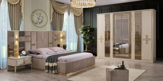 Bahar Yatak Odası Takımı Vizon